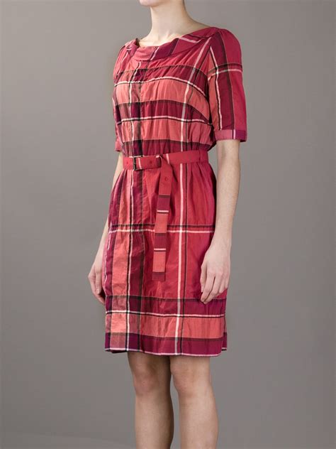 burberry plaid dress|burberry brit sleeveless print dress.